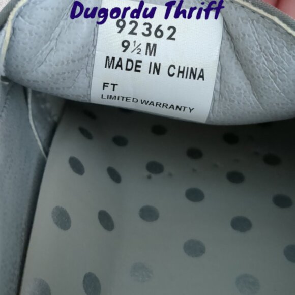 Woman's Size 9 1/2 Foot Joy Golf Slip On's FJ Retro Gray - Picture 4 of 6